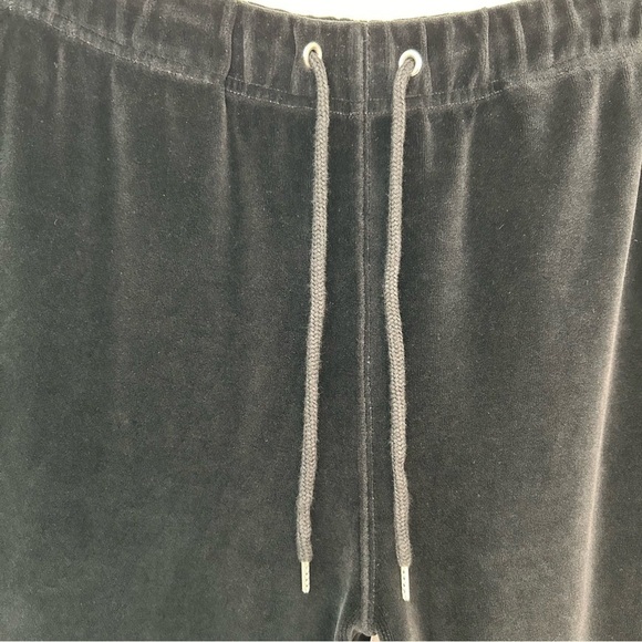 Nili Lotan Daphne Velour Wide Leg Sweatpant black medium - Picture 4 of 13